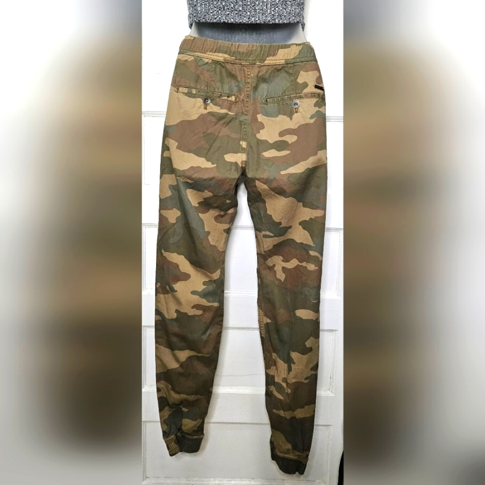 Express Camo Drawstring Chino Jogger Style Pant Sz Mens 28